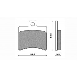 Τακάκια Daytona 42595 (FA298)(FD267) Τακάκια Daytona 42595 (FA298)(FD267)